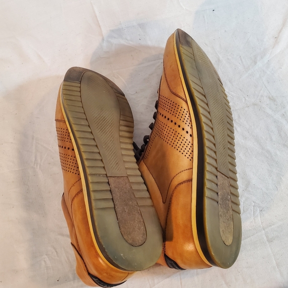 Magnanni Men's Size 9M Pueblo Fashion Sneakers 14804 Cognac Brown Leather - Picture 7 of 7